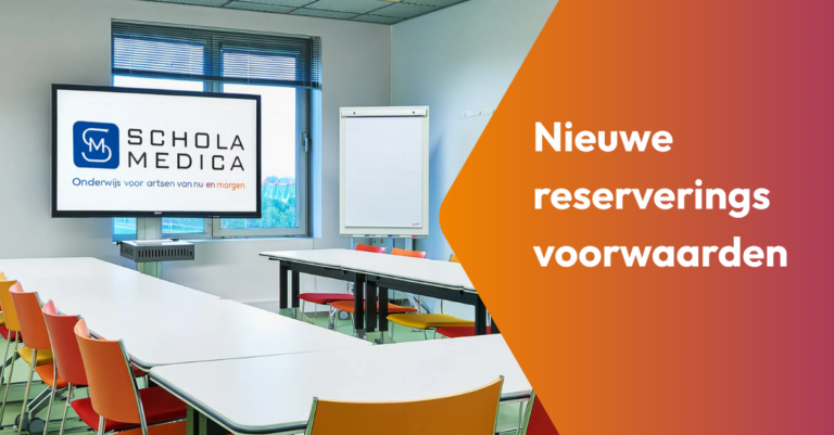 Reserveringsvoorwaarden Schola Medica aangepast